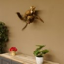 Steinmarder Marder auf Ast Präparat taxidermy Deko Tierpräparat 89.5.225