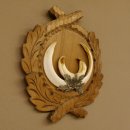 Wildschweinwaffen (Sus scrofa) Keilerwaffen max. 17,5 cm Trophäe Keiler Gewaff Trophäenschild