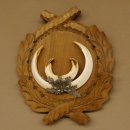 Wildschweinwaffen (Sus scrofa) Keilerwaffen max. 17,5 cm Trophäe Keiler Gewaff Trophäenschild