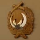 Wildschweinwaffen (Sus scrofa) Keilerwaffen max. 17,5 cm Trophäe Keiler Gewaff Trophäenschild