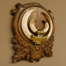 Wildschweinwaffen (Sus scrofa) Keilerwaffen max. 20,6 cm Trophäe Keiler Gewaff Trophäenschild