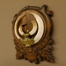 Wildschweinwaffen (Sus scrofa) Keilerwaffen max. 20,6 cm Trophäe Keiler Gewaff Trophäenschild