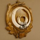 Wildschweinwaffen (Sus scrofa) Keilerwaffen max. 22,9 cm Note 1, Trophäe Keiler Gewaff Trophäenschild