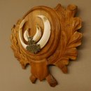 Wildschweinwaffen (Sus scrofa) Keilerwaffen max. 18 cm Trophäe Keiler Gewaff Trophäenschild