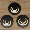 Wildschweinwaffen (Sus scrofa) 3 Stück Keilerwaffen bis 14,5 cm Trophäe Keiler Gewaff Schilder