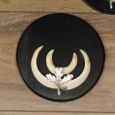 Wildschweinwaffen (Sus scrofa) 3 Stück Keilerwaffen bis 14,5 cm Trophäe Keiler Gewaff Schilder