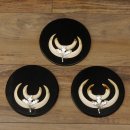 Wildschweinwaffen (Sus scrofa) 3 Stück Keilerwaffen bis 14,5 cm Trophäe Keiler Gewaff Schilder