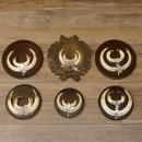 Wildschweinwaffen (Sus scrofa) 6 Stück Keilerwaffen...