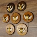 Wildschweinwaffen (Sus scrofa) 7 Stück Keilerwaffen max. 12,5 cm Trophäe Keiler Gewaff 32.272