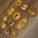 Wildschweinwaffen (Sus scrofa) 11 Stück Keilerwaffen bis 12 cm Trophäe Keiler Gewaff versch. Schilder