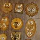 Wildschweinwaffen (Sus scrofa) 11 Stück Keilerwaffen bis 12 cm Trophäe Keiler Gewaff versch. Schilder