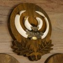 Wildschweinwaffen (Sus scrofa) 3 Stück Keilerwaffen bis 18,5 cm Trophäe Keiler Gewaff Schilder 32.276