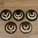 Wildschweinwaffen (Sus scrofa) 5 Stück Keilerwaffen...