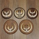 Wildschweinwaffen (Sus scrofa) 5 Stück Keilerwaffen...