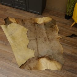 Streifengnu Gnu Fell Vorleger Blue Wildebeest Afrika afrikanisch Deko Länge 205 cm