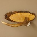 Klorollenhalter WC Rollenhalter Toilettenpapierhalter Hirschstange Hirsch Birkeschild