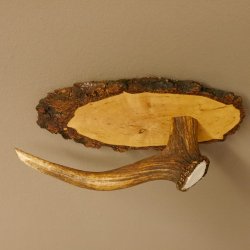 Klorollenhalter WC Rollenhalter Toilettenpapierhalter Hirschstange Hirsch Birkeschild