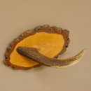 Klorollenhalter WC Rollenhalter Toilettenpapierhalter Hirschstange Hirsch Birkeschild 100.4.6