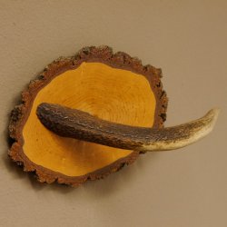 Klorollenhalter WC Rollenhalter Toilettenpapierhalter Hirschstange Hirsch Birkeschild 100.4.6