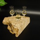 Schnapsanbieter kleine 3 Gläser mit Stiel auf Wurzel Steckglas Set Schnaps Geschenk Neu 27.60.1.87