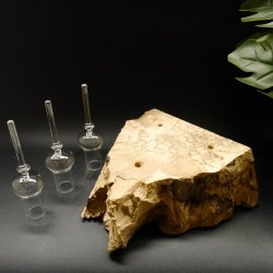 Schnapsanbieter kleine 3 Gläser mit Stiel auf Wurzel Steckglas Set Schnaps Geschenk Neu 27.60.1.87