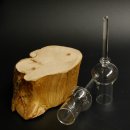 Schnapsanbieter 2 Stück kleine Gläser mit Stiel auf Wurzel Steckglas Set Schnaps Geschenk Neu 27.60.1.89