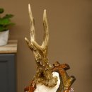 Rehgeweih abnormes Reh HL bis 23,8 cm, RU 14,8 cm Gehörn Bock Rehgehörn Geweih Schild 609.102