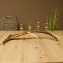 Schnapsanbieter 4x kleine Gläser Steckglas mit Stiel auf Rothirschstange Geschenk 27.60.2.51