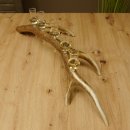 Schnapsanbieter 5x kleine Gläser Steckglas mit Stiel auf Rothirschstange Geschenk 27.60.2.57