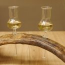 Schnapsanbieter 4x kleine Gläser Steckglas mit Stiel auf Elchstange Geschenk 27.60.9.1