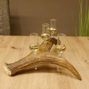Schnapsanbieter 4x kleine Gläser Steckglas mit Stiel auf Elchstange Geschenk 27.60.9.1