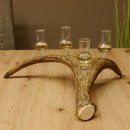 Schnapsanbieter 4x kleine Gläser Steckglas mit Stiel auf Elchstange Geschenk 27.60.9.2