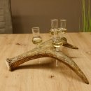 Schnapsanbieter 4x kleine Gläser Steckglas mit Stiel auf Elchstange Geschenk 27.60.9.2