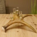 Schnapsanbieter 4x kleine Gläser Steckglas mit Stiel auf Elchstange Geschenk 27.60.9.3