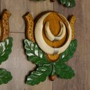 Wildschweinwaffen (Sus scrofa) 8 Stück Keilerwaffen Trophäe Keiler Gewaff Schilder 32.280