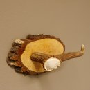 Klorollenhalter WC Rollenhalter Toilettenpapierhalter Hirschstange Hirsch Birkeschild 100.4.7