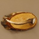 Klorollenhalter WC Rollenhalter Toilettenpapierhalter Hirschstange Hirsch Birkeschild 100.4.8