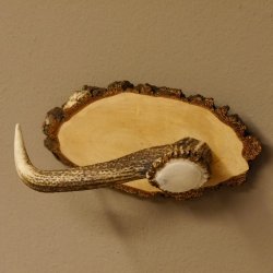 Klorollenhalter WC Rollenhalter Toilettenpapierhalter Hirschstange Hirsch Birkeschild 100.4.10