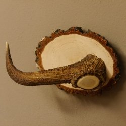 Klorollenhalter WC Rollenhalter Toilettenpapierhalter Hirschstange Hirsch Birkeschild 100.4.11