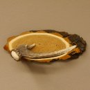 Klorollenhalter WC Rollenhalter Toilettenpapierhalter Hirschstange Hirsch Birkeschild 100.4.13