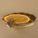 Klorollenhalter WC Rollenhalter Toilettenpapierhalter Hirschstange Hirsch Birkeschild 100.4.13