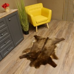 Gams Fell Tierfell Gamsfell Winterfell Gemse Vorleger Dekoration Länge 112 cm 87.7.21