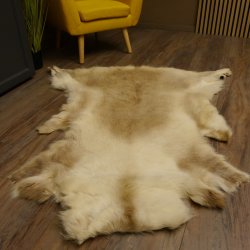 Reindeer Ren Fur Rug Reindeer Fur Decorative Animal Rug Length 147 cm