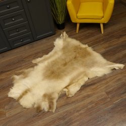 Reindeer Ren Fur Rug Reindeer Fur Decorative Animal Rug Length 147 cm