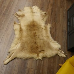 Reindeer Ren Fur Rug Reindeer Fur Decorative Animal Rug Length 147 cm