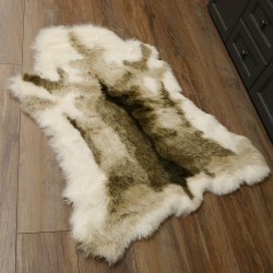 Reindeer Ren Fur Rug Reindeer Fur Decorative Animal Rug Length 147 cm