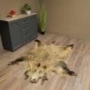 Wilde zwijnenhuid everzwijnenhuid wild zwijn zwoerd varkenszwoerd vloerkleed lengte 180 cm 87.6.41