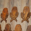 Trophy tags, 7 pieces, chamois Tags, used tag, AF: 20 x 10 cm, for whole nose