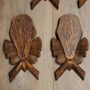 Trophy tags, 7 pieces, chamois Tags, used tag, AF: 20 x 10 cm, for whole nose