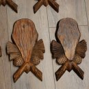 Trophy tags, 7 pieces, chamois Tags, used tag, AF: 20 x 10 cm, for whole nose